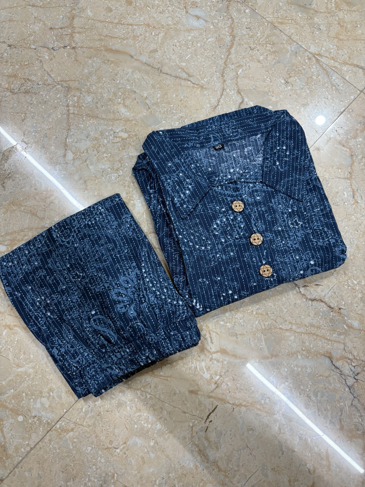 Blue Knot Cord Set — alternate view