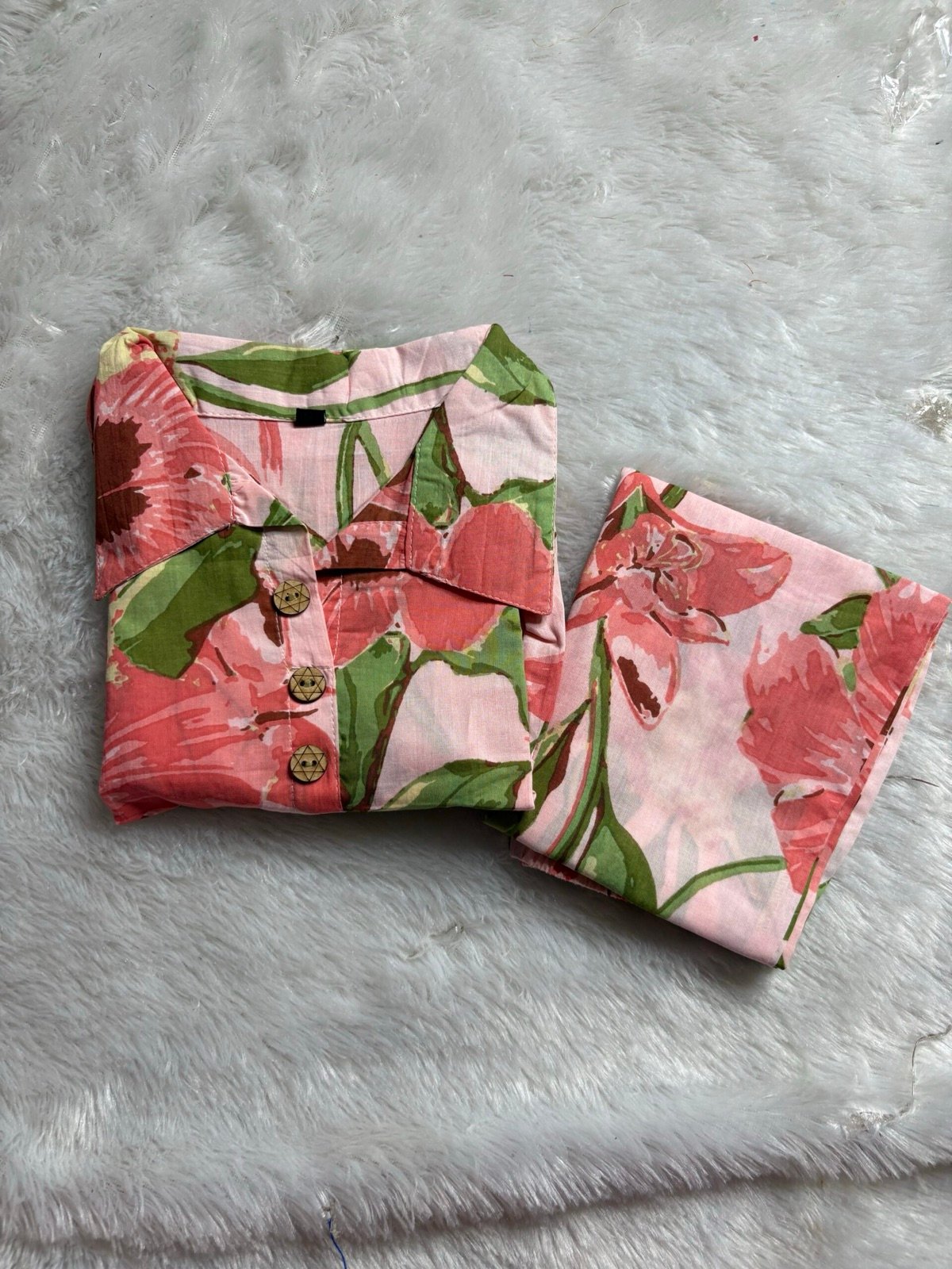 Peach Thread Cord Set — alternate view