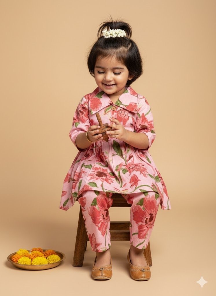 Peach Thread Cord Set