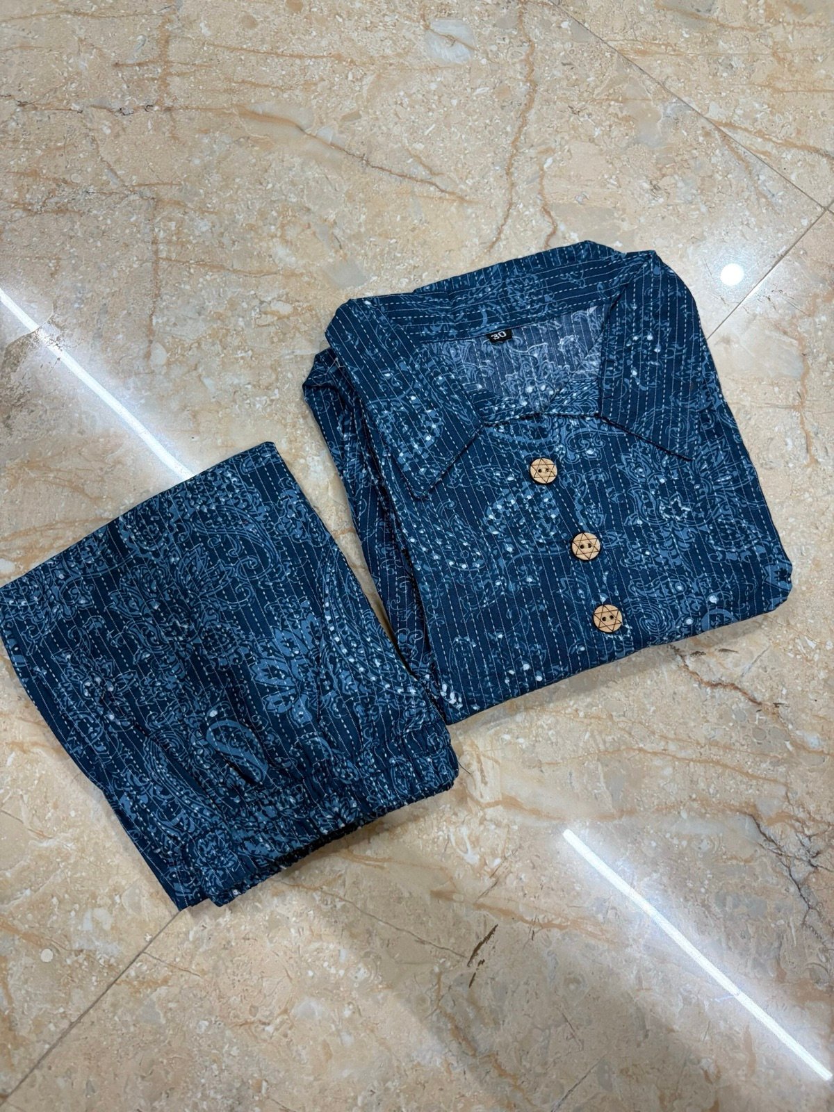 Blue Knot Cord Set — alternate view