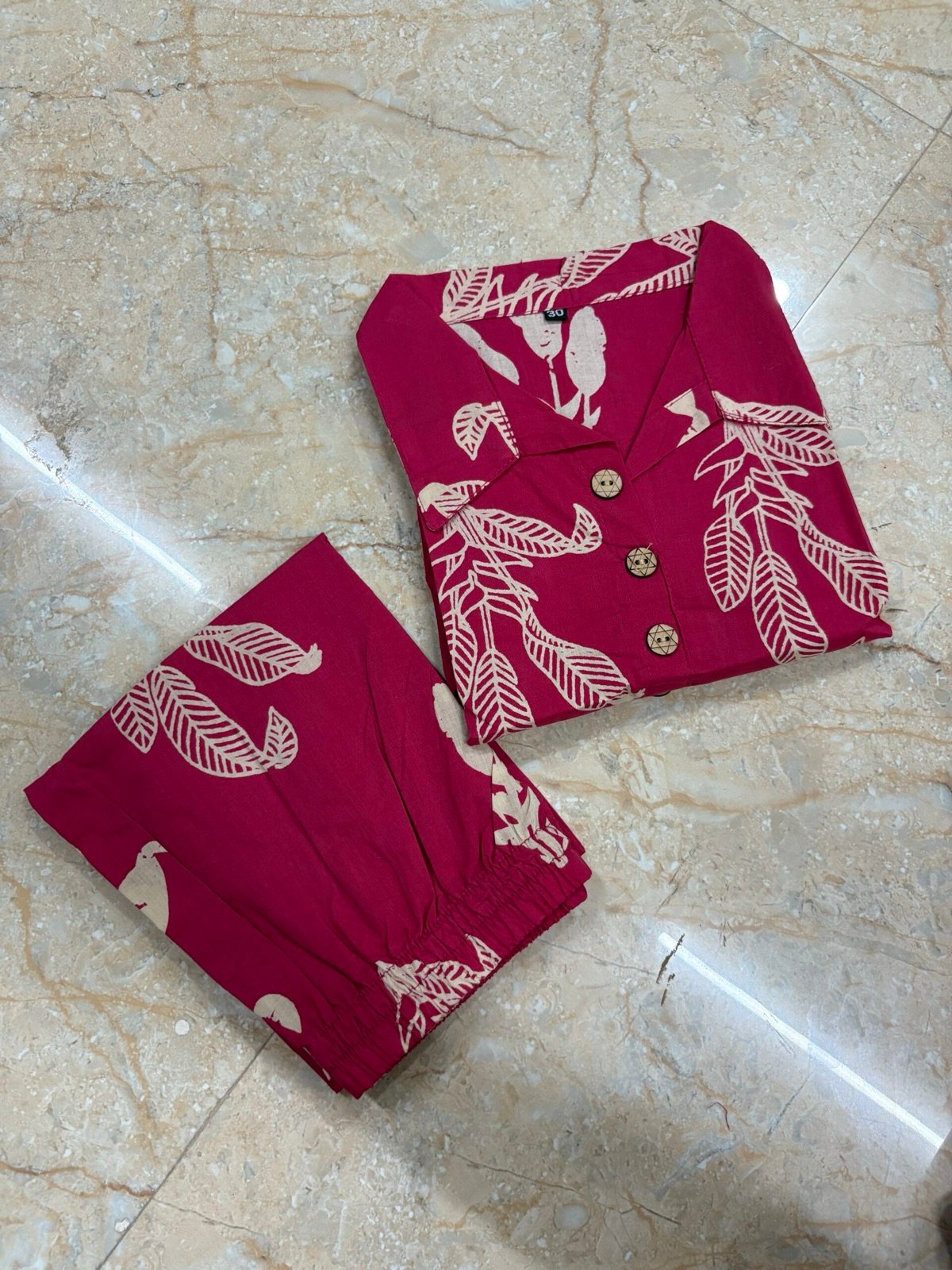 Pink Knot Cord Set — alternate view