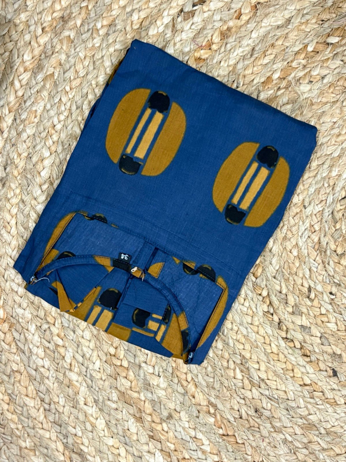 Blue Coffee Beans Frock — alternate view