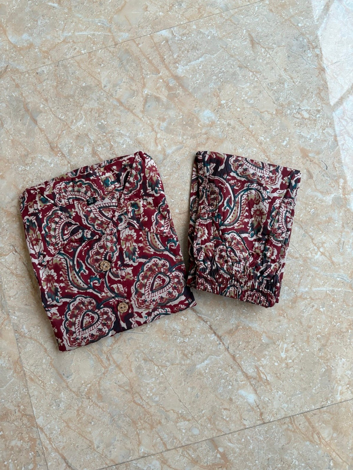 Leaf Kalamkari Cord Set — alternate view