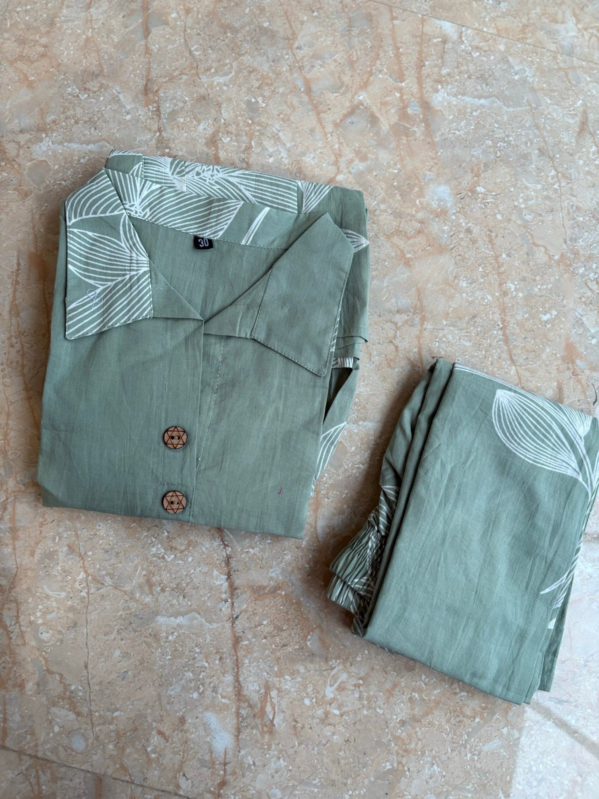 Pista Leaves Cord Set — alternate view