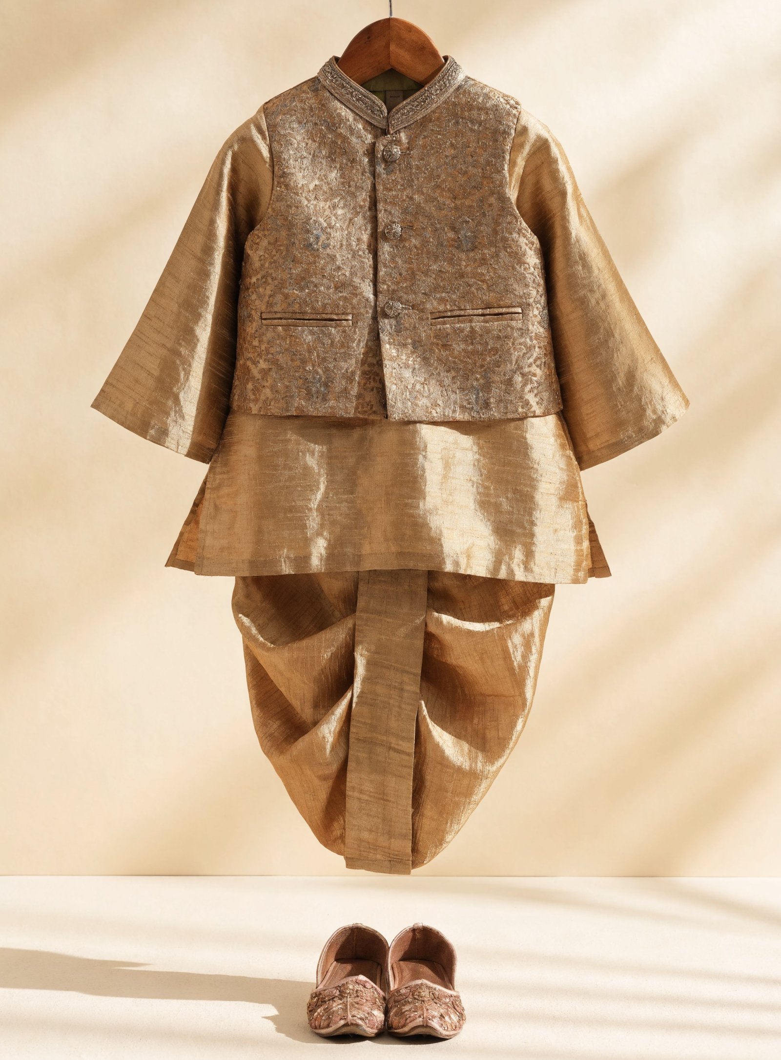 Arjun Mustard Dhoti Kurta Set