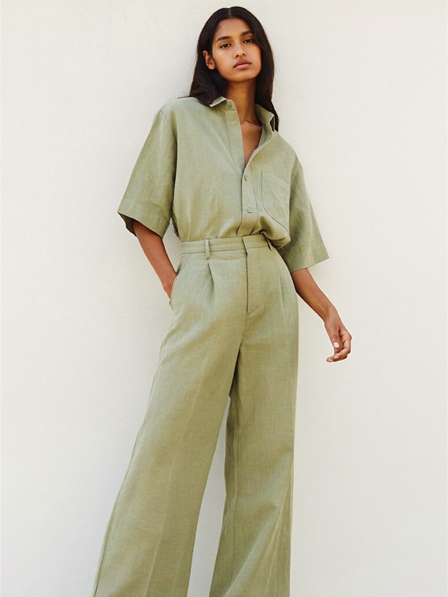 Sage Linen Co-ord Set